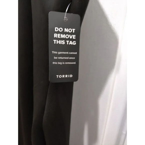 Torrid Black Sleeveless Stretchy Lined Cocktail Mini Dress Plus Size 6X - Picture 6 of 6